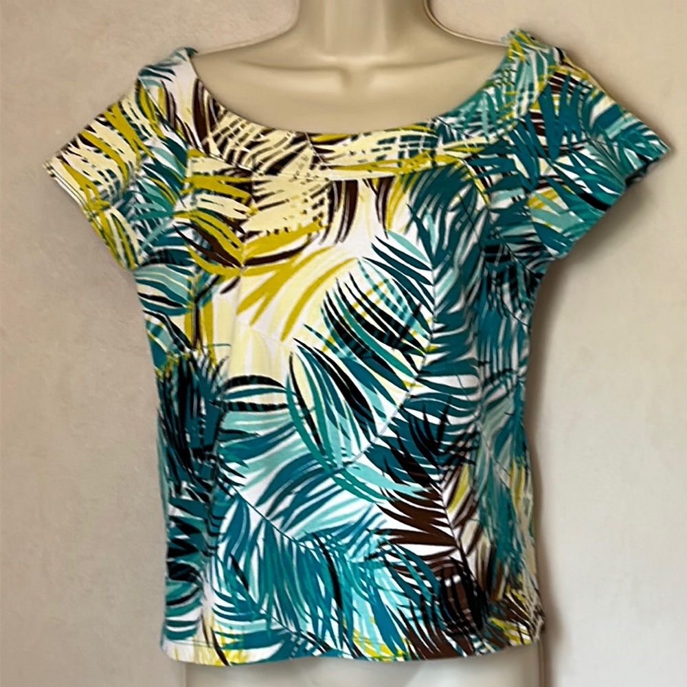 RAFAELLA | BOAT NECK TEE | MED